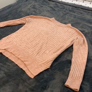 Abercrombie & Fitch Light Pink Sweater in XS